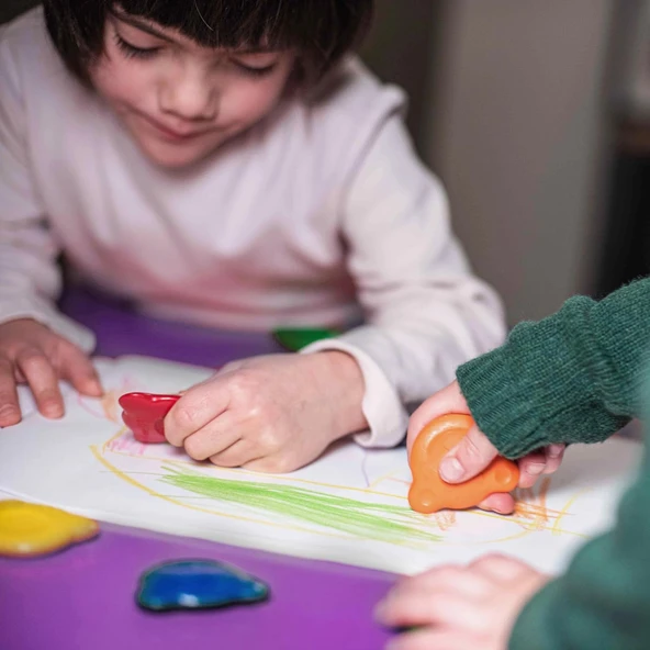 Carioca Teddy Bebek Crayons 12'Li +1 Yaş - Resim 4