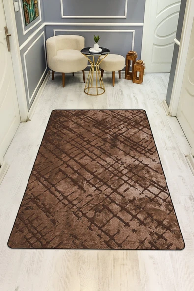 Modern Desenli Dijital Baskı Kaymaz Taban Halı H0944 RENKLİ 200 X 300 ürün görseli 1