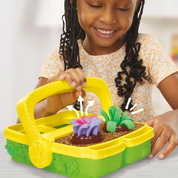 Play-Doh Blooming Flowers Oyun Seti - Resim 8