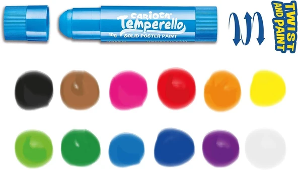 Carioca Temperello Stick Poster Boyama Kalemi 12'Li - Resim 2