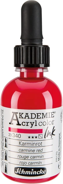 Schmincke Akademie Akrilik Mürekkep 50 Ml 340 Carmine Red ürün görseli 1