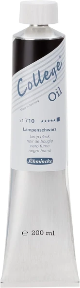 Schmincke College Yağlı Boya 200Ml - N:710 Lamp Black ürün görseli 1