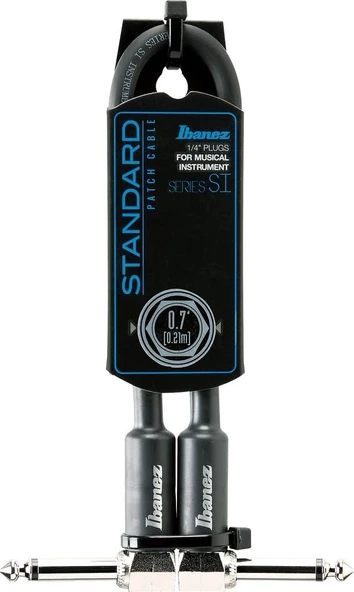 Ibanez Si Serisi (Standart) Enstrüman Kablosu - 2 Açılı Fiş 3 Parçalı Set Patch Kablosu - Jak - Jak ürün görseli 1