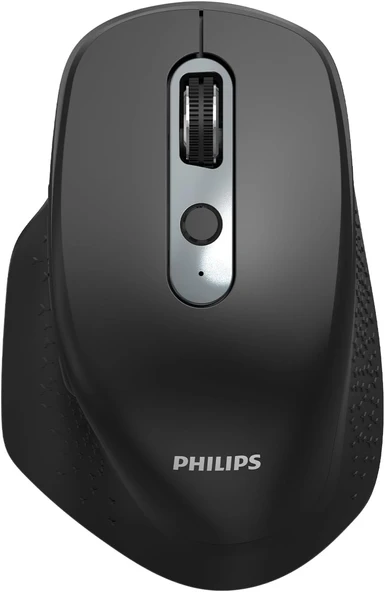 Philips Spk7818 3200 Dpi 8 Tuşlu Dual Mod Bluetooth Ve 2.4G Kablosuz Ergonomik Sessiz Mouse Siyah ürün görseli 1