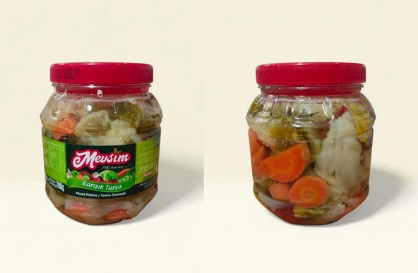Karışık Sebze Turşusu Net 1350 gr./Süzme Ağırlık 700 gr x 2 Adet ürün görseli 1