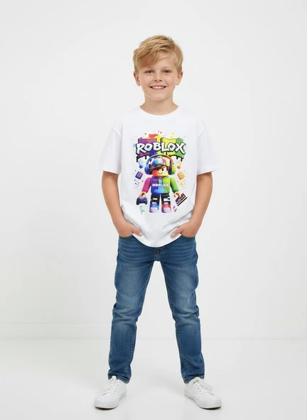 Roblox Erkek Çocuk Tişört - Resim 2