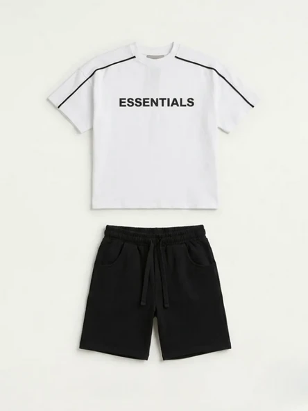 La ciel Paris Essentials Sloganlı Set - Resim 2