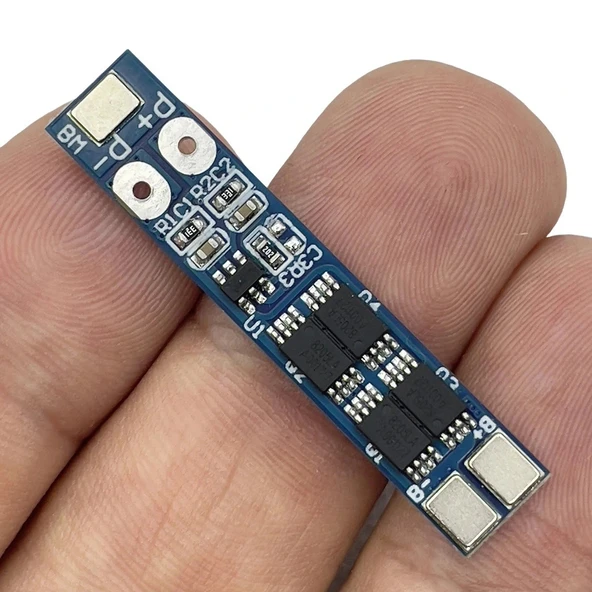 2S 8A BMS 8.4V 18650 Lityum Pil Şarj Koruma Devresi ürün görseli 1