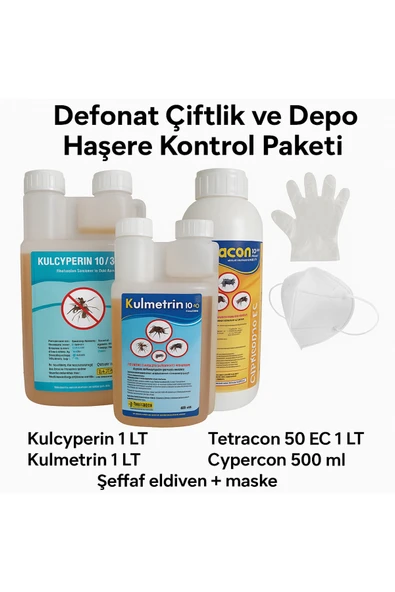 Defonat Profesyonel Çiftlik ve Depo Haşere Kontrol Paketi – 4’lü ürün görseli 1