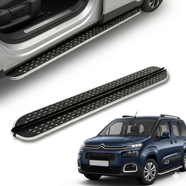 PND Citroen berlingo yan basamak marşbiyel koruma flory 2019+ ürün görseli 1