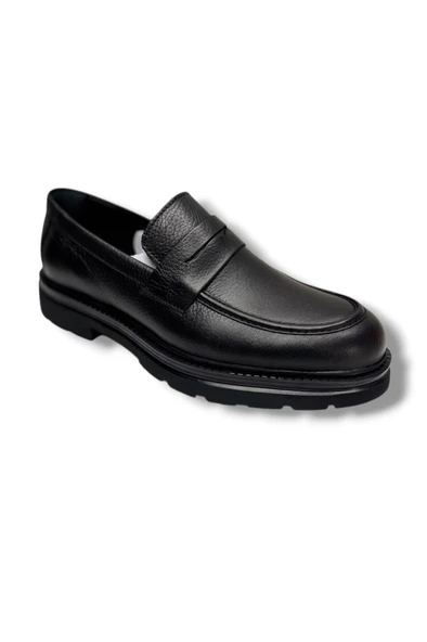 Newland 214-26 Hakiki Deri Anatomik Fiyonklu Casual Erkek Ayakkabı ürün görseli 1