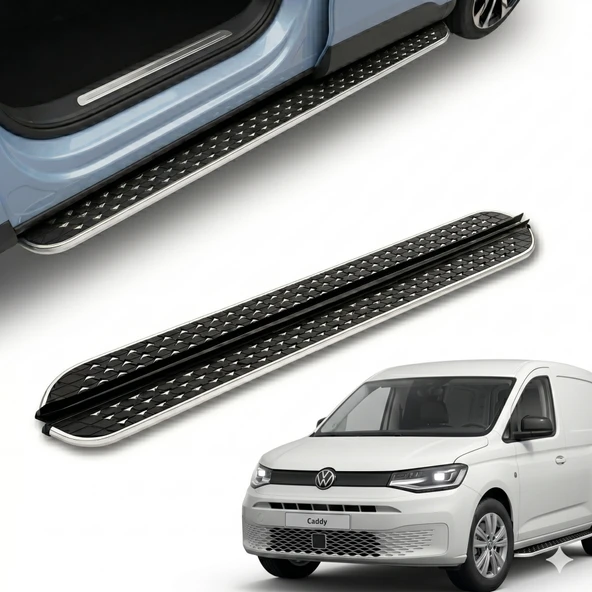 PND Vw caddy yan basamak marşbiyel koruma flory 2021+ ürün görseli 1