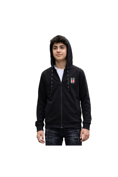 BEŞİKTAŞ ORİJİNAL LİSANSLI SPOR OKULLARI SİYAH ÇOCUK SWEAT ürün görseli 1