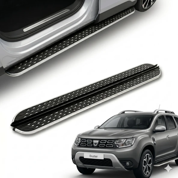 PND Dacia duster yan basamak marşbiyel koruma flory 2018+ ürün görseli 1