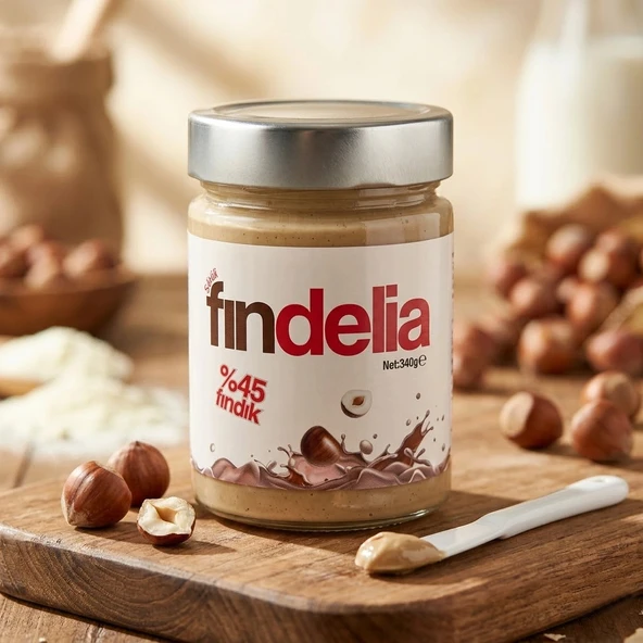 Fındelia Sütlü Fındık Kreması 340gr ürün görseli 1