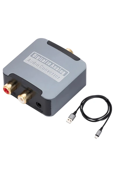 Bastore Dijital To Analog 3.5mm Optik Ses Tos Çevirici Dönüştürücü Adaptör ürün görseli 1