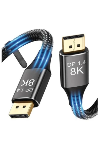 Bastore 8K Displayport to DisplayPort 1.4 Kablo 2 Metre - Ultra HD 8K@60Hz , 4K@144Hz - FreeSync, G-Sync ürün görseli 1