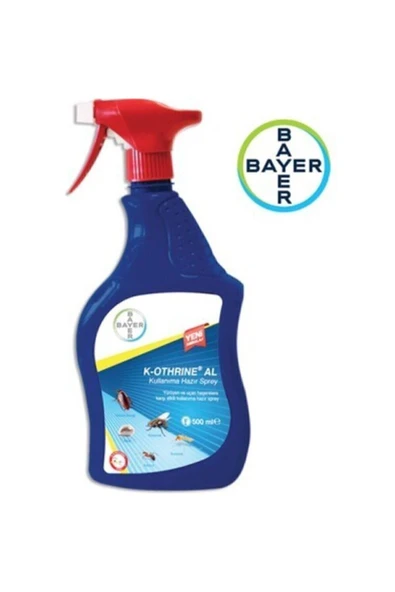 Bayer K-othrine Spray Ul 500ml Kullanıma Hazır Spray K-othrine 500 ml Hasere Ilaci Skt: 09/25 ürün görseli 1