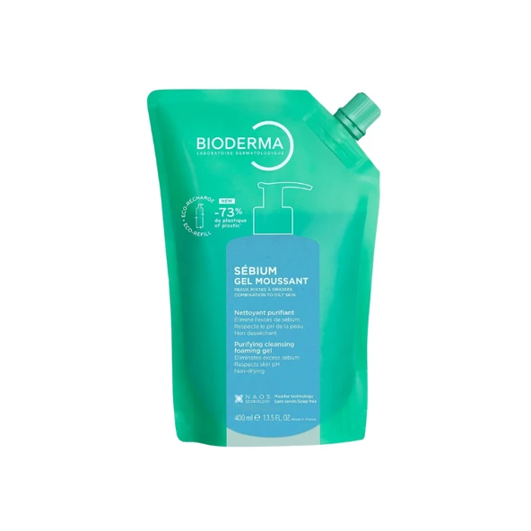Bioderma Sebium Foaming Gel Refill 400 ml ürün görseli 1