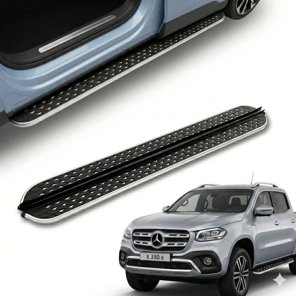 PND Mercedes x class yan basamak marşbiyel koruma flory 2015+ ürün görseli 1