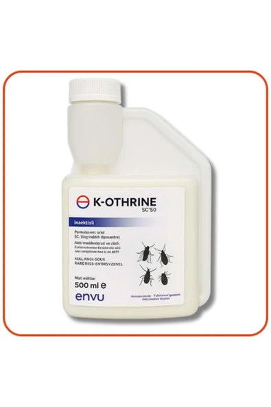 k othrıne Bayer 500 ml K-othrine Sc 50 Kokusuz Bit Pire Hamamböceği Kene Tahtakurusu Ilacı Skt.2028 ürün görseli 1
