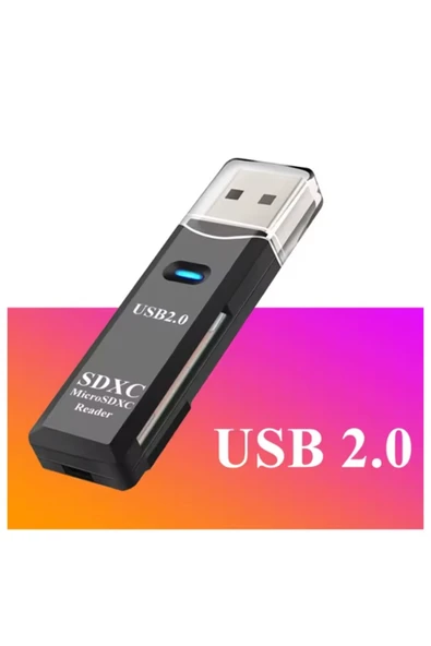 Bastore USB 2.0 SD - MicroSD Kart Okuyucu - Resim 5