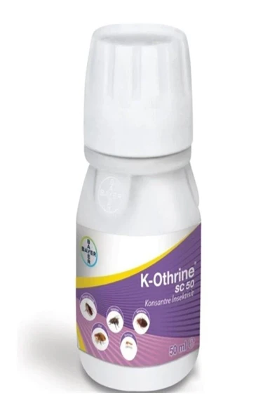 Bayer K-Othrine SC -50, 50 ml (Tahta kurusu , Pire , Hama Böceği , Karasinek ve Sivrisinek Mücadelesinde) ürün görseli 1