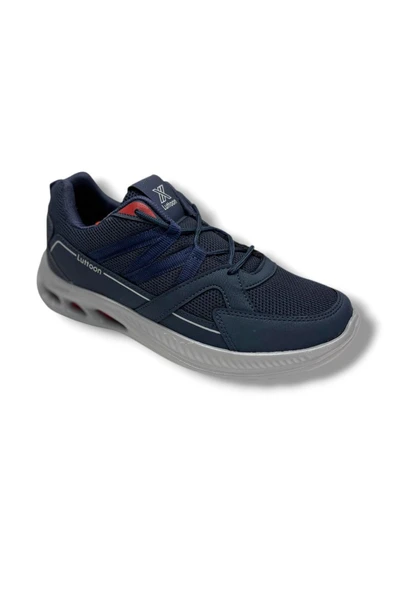 Luttoon 4157-26 Anorak Anatomik Erkek Sneaker Lacivert Buz Kırmızı ürün görseli 1