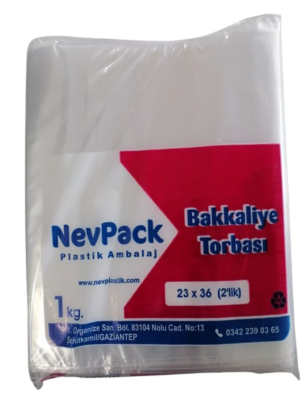 Nevpack Bakkaliye Torbası 23X36 Cm-(2 Kg'lik) ürün görseli 1