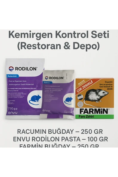 Defonat Profesyonel Kemirgen Kontrol Seti (Restoran & Depo) ürün görseli 1