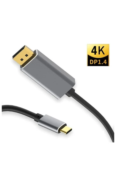 Bastore TypeC To DisplayPort Çevirici Dönüştürücü Kablo 1,8 Metre ürün görseli 1