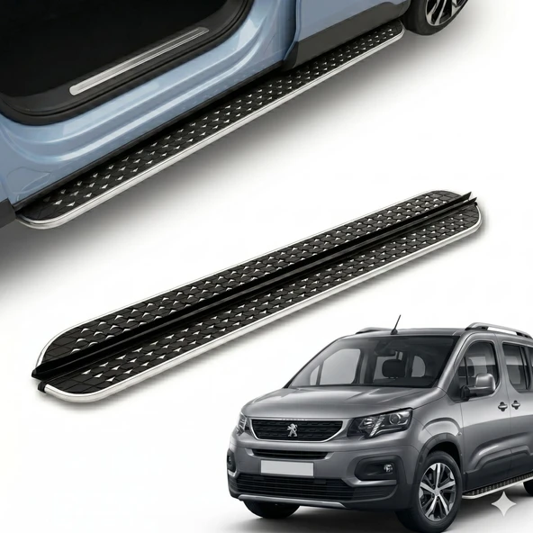 PND Peugeot rifter yan basamak marşbiyel koruma flory 2020+ ürün görseli 1