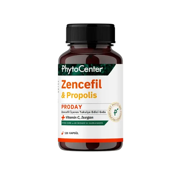 Proday Propolis, Zencefil Ve C Vitamini İçeren Takviye Edici Gıda 120 Kapsül ürün görseli 1