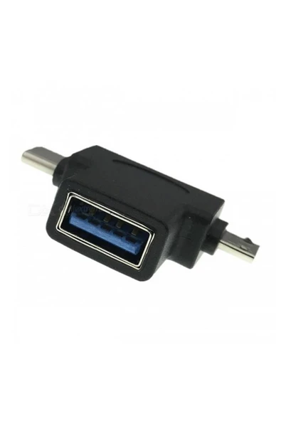 Bastore Usb 3.0 To Type C Micro Usb 3.1 Data Şarj Çevirici Dönüştürücü Adaptör ürün görseli 1