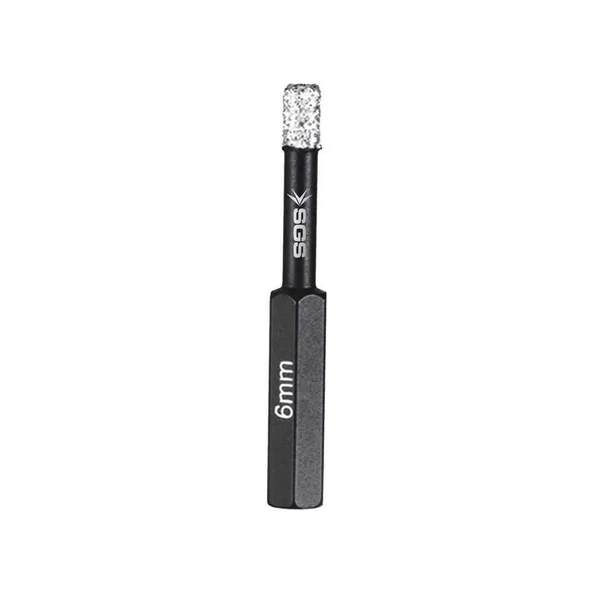 Sgs 2756 Hex Mermer Ve Granit Delme Matkap Ucu Panç - 6 Mm. - 1 Adet ürün görseli 1