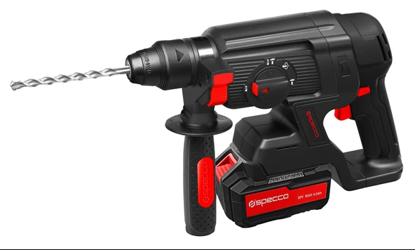 Specco Black Spark 20V Akülü Kırıcı Delici 26 mm (4.0Ah Çift Akü Seti) ürün görseli 1