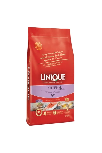 Unique Somonlu Yavru Kedi Maması 1,5 Kg ürün görseli 1