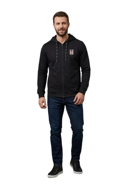 BEŞİKTAŞ ORİJİNAL LİSANSLI SPOR OKULLARI SİYAH YETİŞKİN SWEAT ürün görseli 1