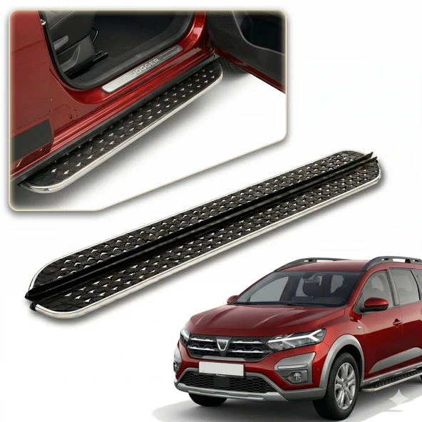 PND Dacia jogger yan basamak marşbiyel koruma flory 2022+ ürün görseli 1