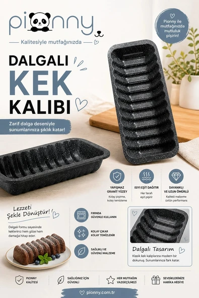 Pionny Baton Dilimli Döküm Kek Kalıbı ürün görseli 1