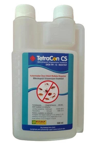 Kulsan İlaç Tetracon Cs Konsantre Genel Haşere Böcek Ilacı Insektisit 500 Ml ürün görseli 1