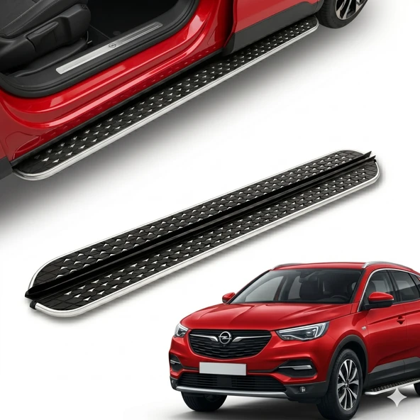 PND Opel grandland x yan basamak marşbiyel koruma flory 2017+ ürün görseli 1