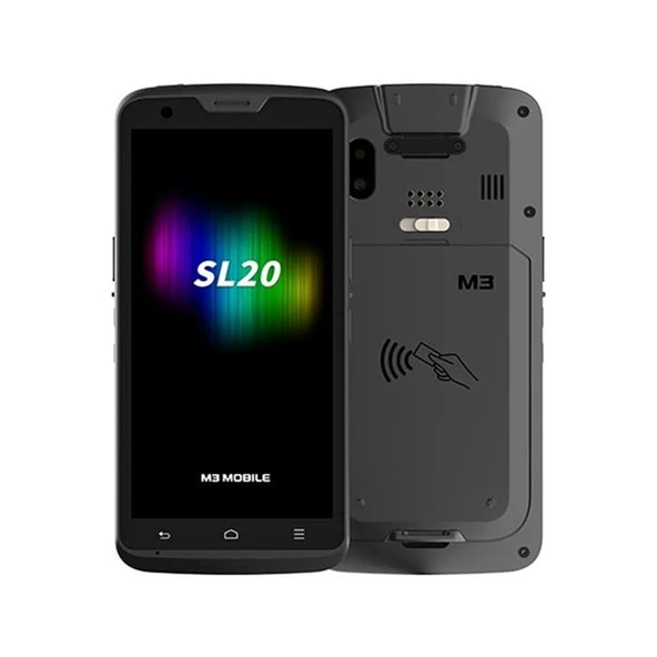 M3 Sl20W 2D Karekod Androıd 11 4Gb/64Gb 13Mp Wıfı+Bluetooth 5.45" Koruyucu Kılıf Dokunmatik Ekran El Terminali ürün görseli 1