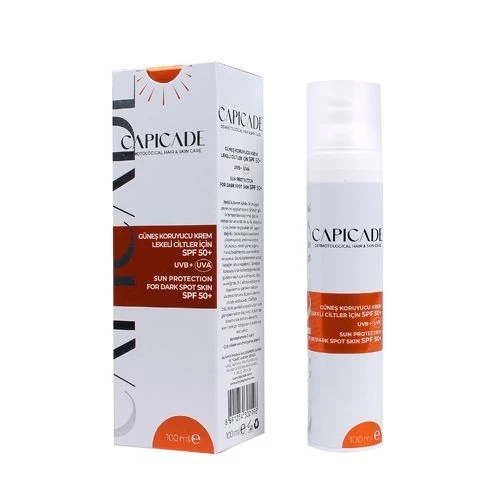 Capicade SPF 50+ Güneş Koruyucu Krem Lekeli Ciltler İçin 100 ml ürün görseli 1