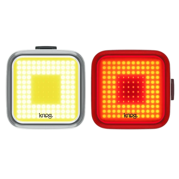 Knog Blinder Square Twinpack Usb Şarjlı Ön Arka Bisiklet Aydınlatma Seti 200 Lümen FST-415 ürün görseli 1
