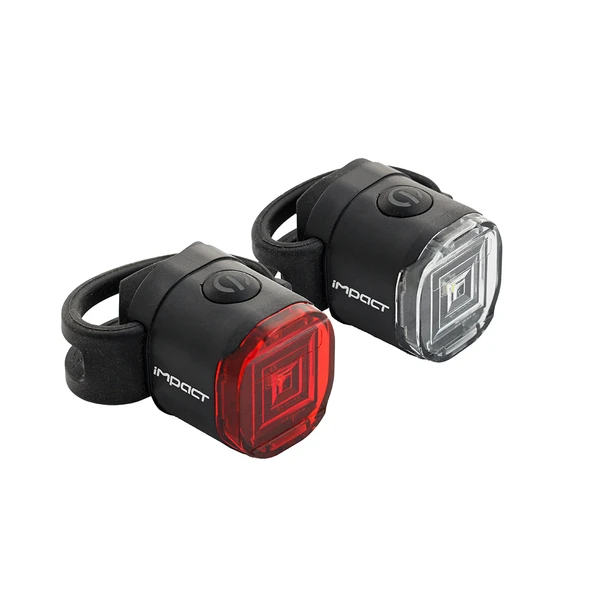 Impact Twins Usb Şarjlı Ön Arka Bisiklet Aydınlatma Seti FST-409 ürün görseli 1