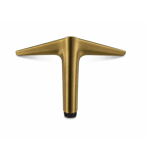 Aydos 1 Adet 12 Cm Mat Antik Sarı Metal Mobilya Ayağı Koltuk Sehpa Dolap Ayağı Dayanıklı Şık Tasarım ürün görseli 1