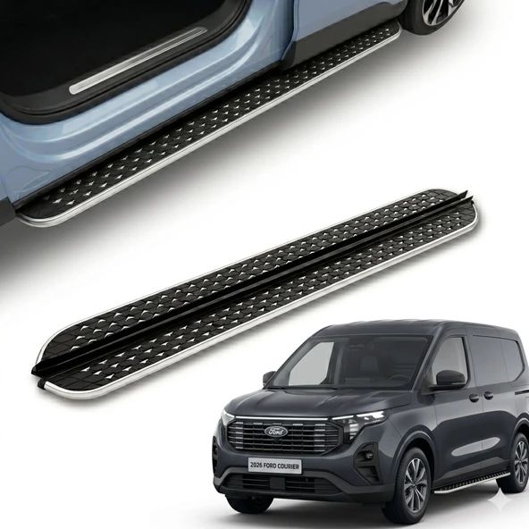PND Ford courier yan basamak marşbiyel koruma flory 2024+ ürün görseli 1