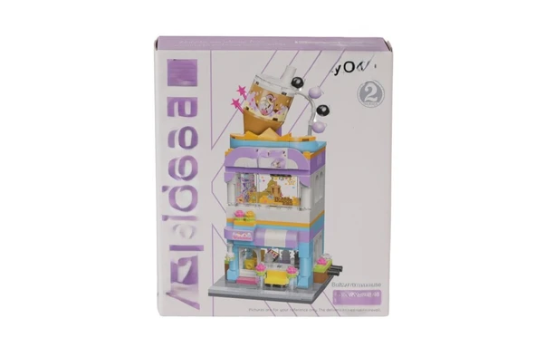 KP0108 BUBBLE TEA KAFE 302 PARÇA BLOCK OYUNCAK ürün görseli 1