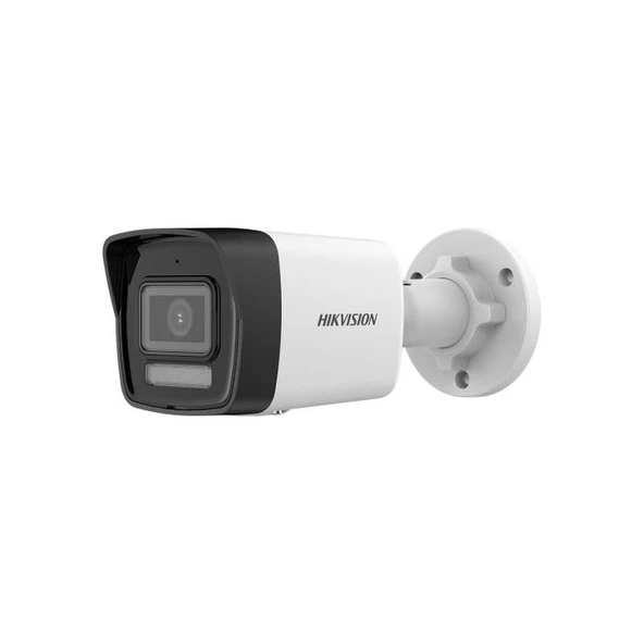 Hikvision DS-2CD1043G2-LIUF 4Mpix, 2,8mm Lens,  H265+, 30Mt Gece Görüşü, Hybrid Light, SD Kart,Dahili Mikrofon, PoE, Bullet IP Kamera ürün görseli 1